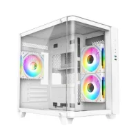  Revenger Air Tank Mini (Tempered Glass Window) Micro-ATX Gaming Desktop Case (white)